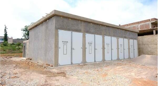 生物质燃料颗粒烤烟房外观